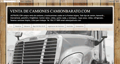 Desktop Screenshot of camionbarato.com