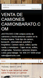 Mobile Screenshot of camionbarato.com