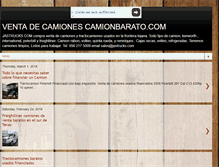 Tablet Screenshot of camionbarato.com